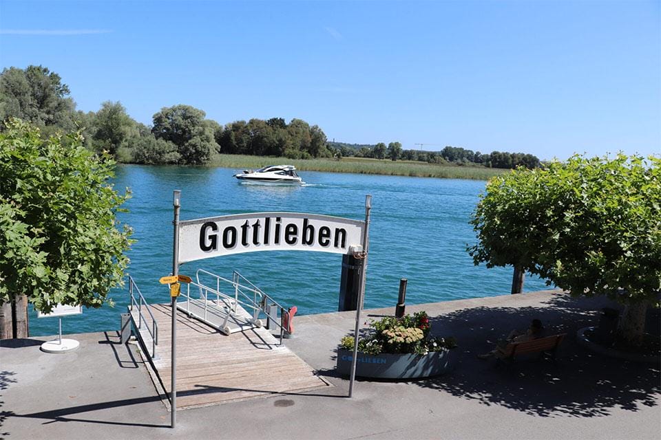 Gottlieben im Sommer Zimmer Hotel Porto Sofie am Seerhein, Thurgau, Bodensee