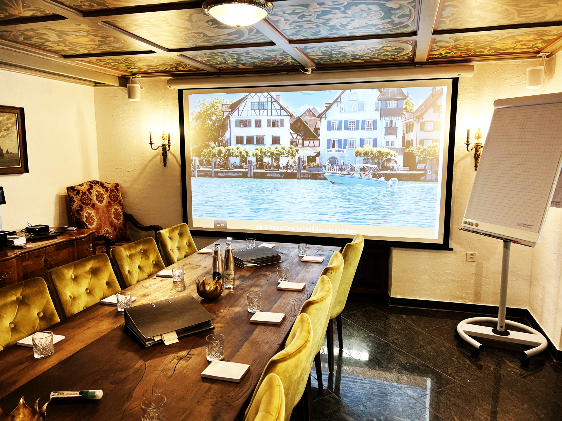 Hotel Porto Sofie - Cafe am Seerhein - Cappucino